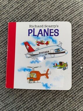 Richard Scarry’s Planes Board Book - White & Red